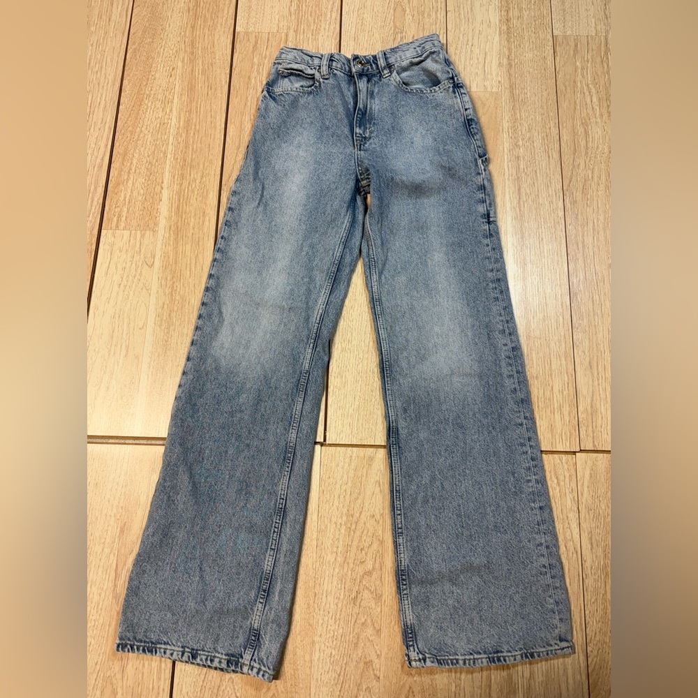 Free People Tinsley Baggy High Rise Straight Leg - Picture 4 of 10